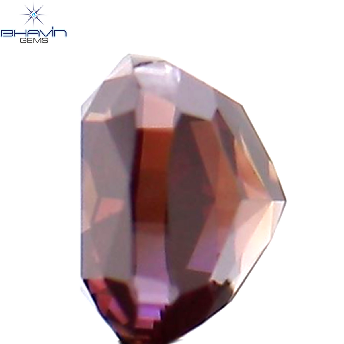 0.19 CT Natural Cushion Diamond Enhanced Pink Color Clarity VS2 (3.05 MM)
