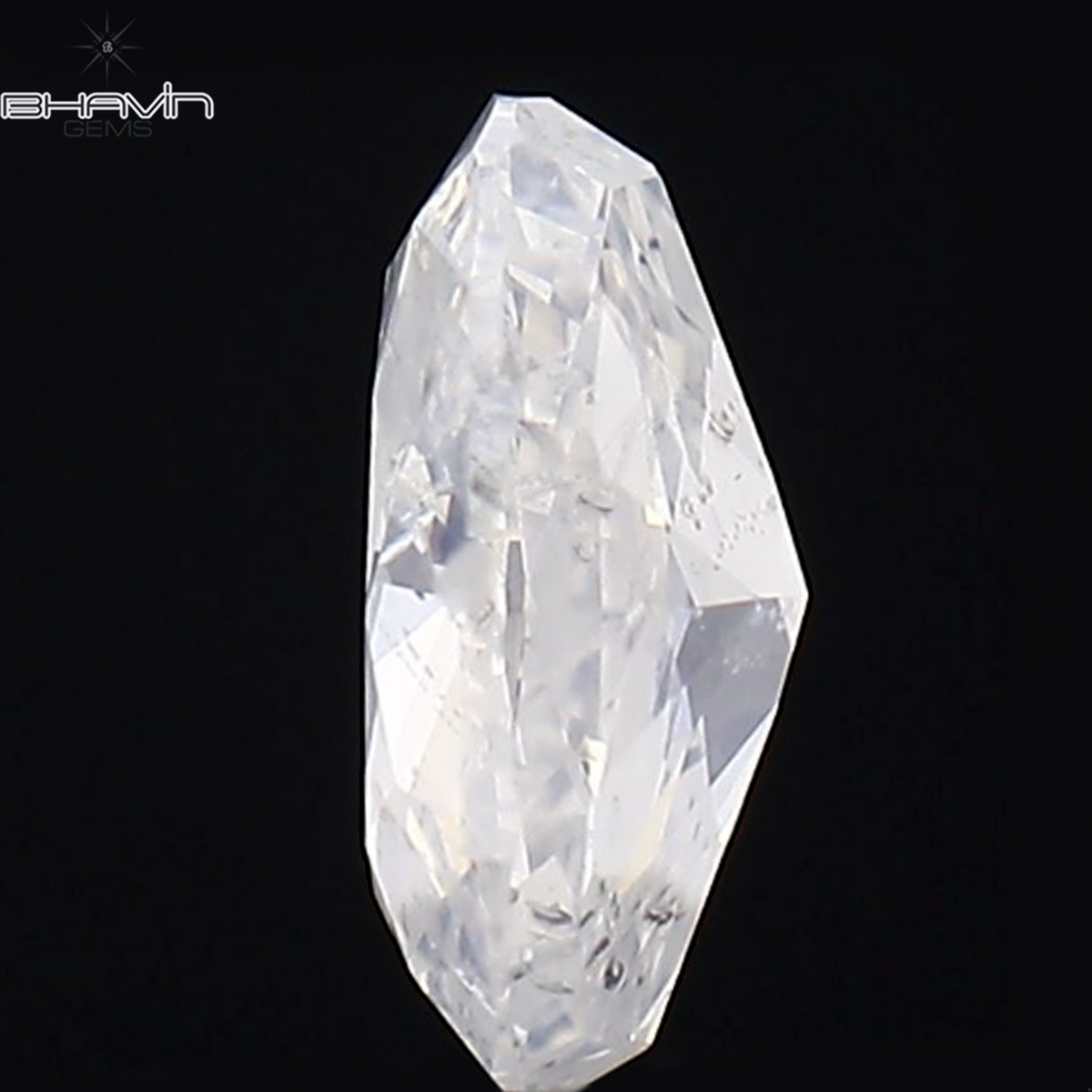 0.22 CT 楕円形 天然ダイヤモンド ピンク色 I1 クラリティ (4.28 MM)