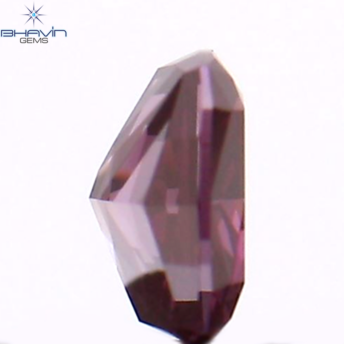 0.13 CT クッション シェイプ ナチュラル ルース ダイヤモンド ピンク色 VS1 クラリティ (2.89 MM)