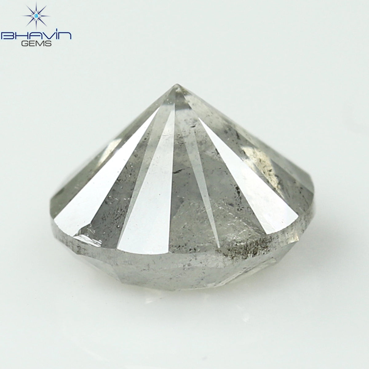 1.00 CT Natural Round Diamond White Milky Color Clarity I3 (5.95 MM)