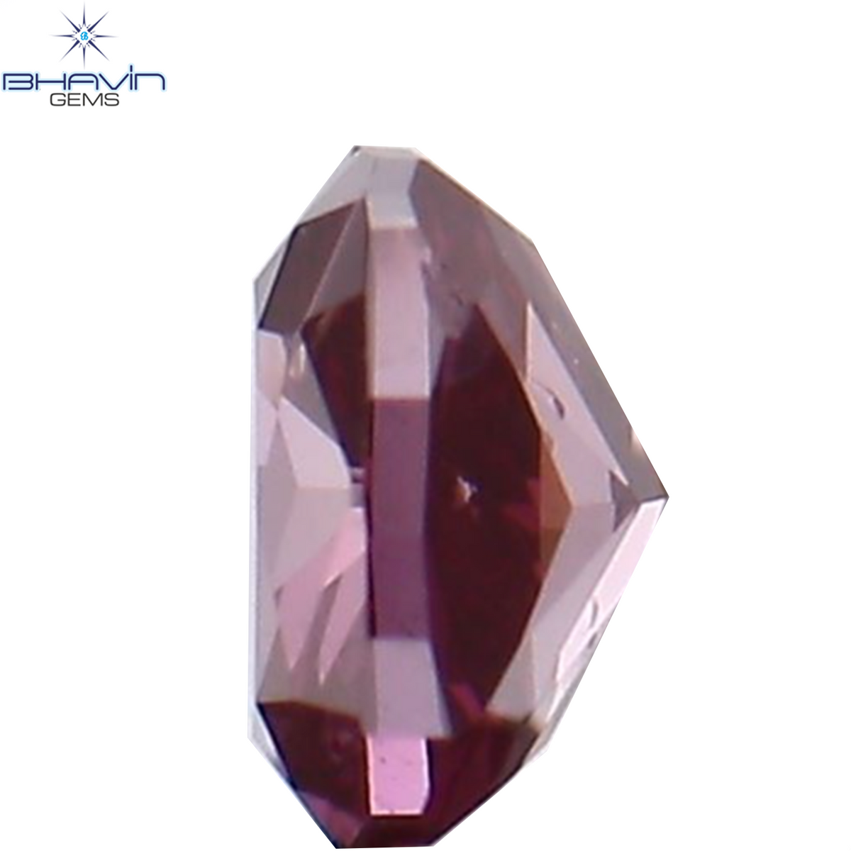 0.11 CT Natural Cushion Diamond Enhanced Pink Color Clarity SI1 (3.04 MM)