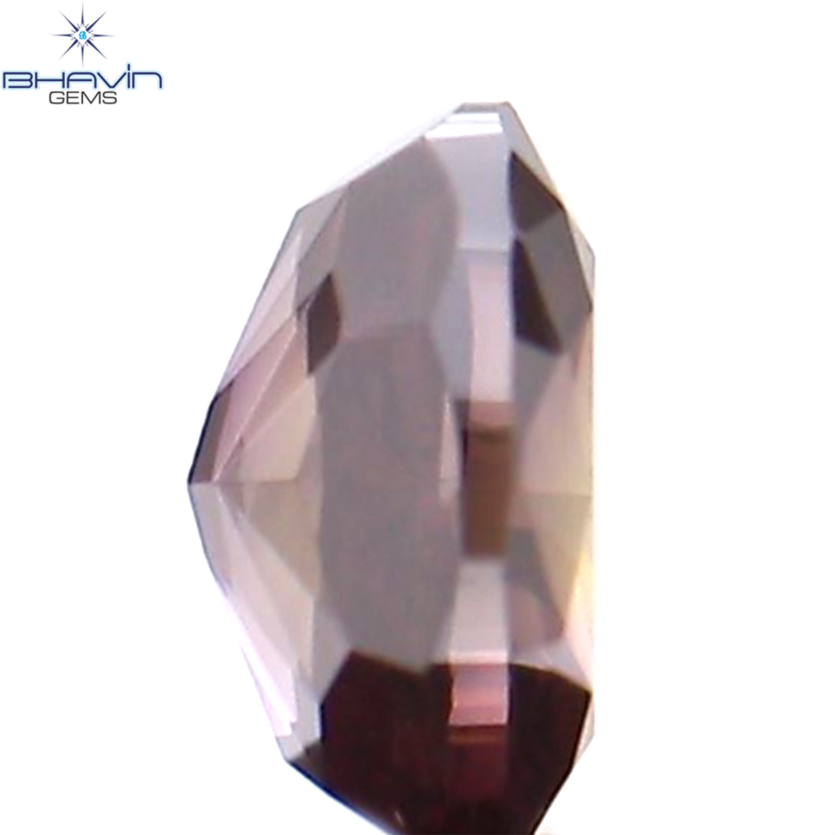 0.20 CT Natural Oval Diamond Enhanced Pink Color Clarity VS1 (3.86 MM)