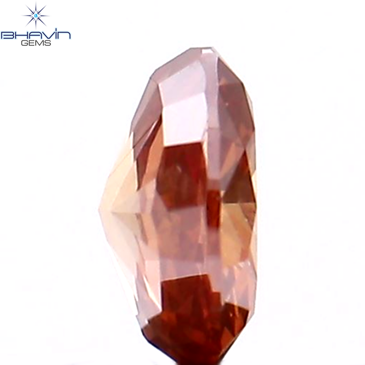 0.23 CT Natural Oval Diamond Enhanced Pink Color Clarity SI1 (4.30 MM)
