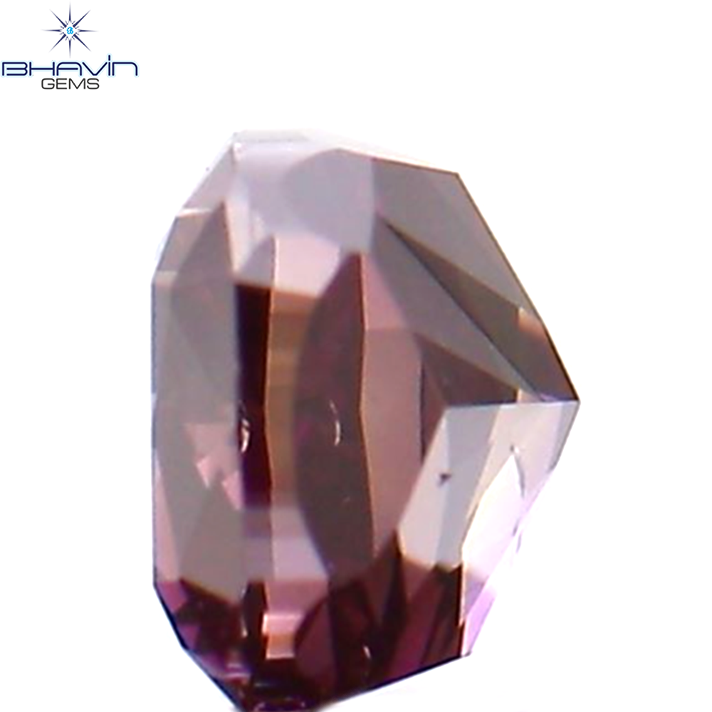 0.19 CT クッション シェイプ ナチュラル ルース ダイヤモンド 強化ピンク色 SI1 クラリティ (3.20 MM)