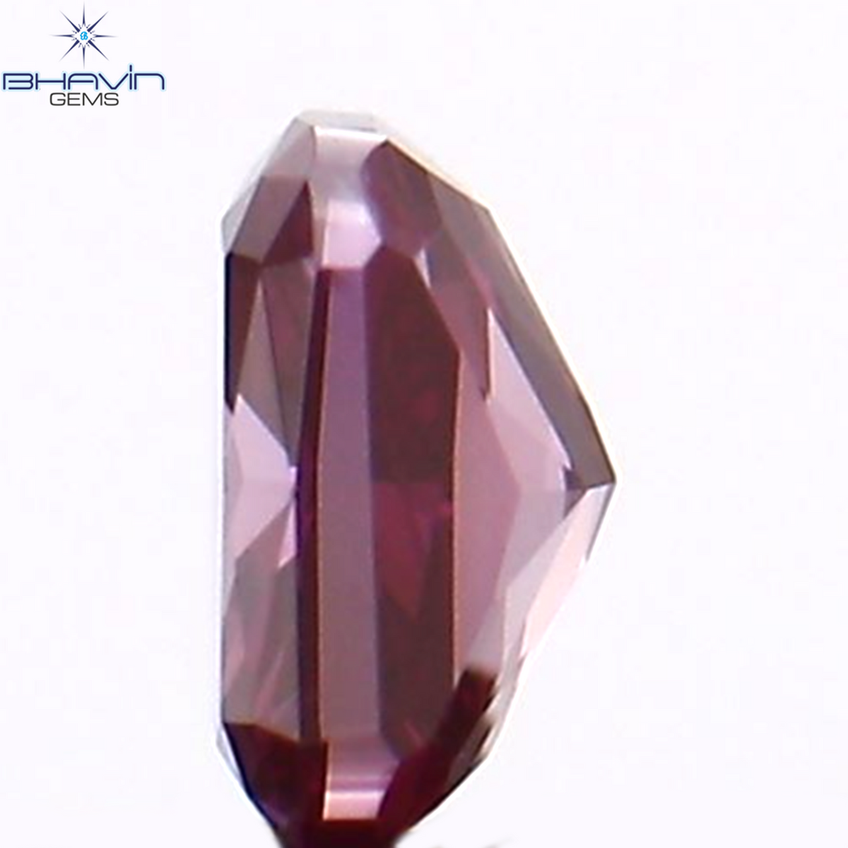 0.09 CT Natural Cushion Diamond Enhanced Pink Color Clarity VS1 (2.85 MM)