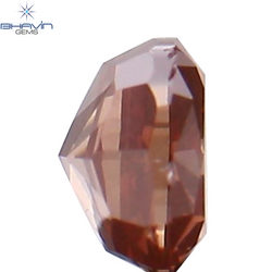 0.12 CT Cushion Shape Natural Loose Diamond Enhanced Pink Color SI2 Clarity (2.83 MM)