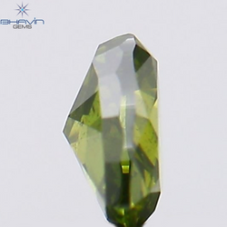 0.24 CT Heart Shape Natural Diamond Green Color SI1 Clarity (4.11 MM)
