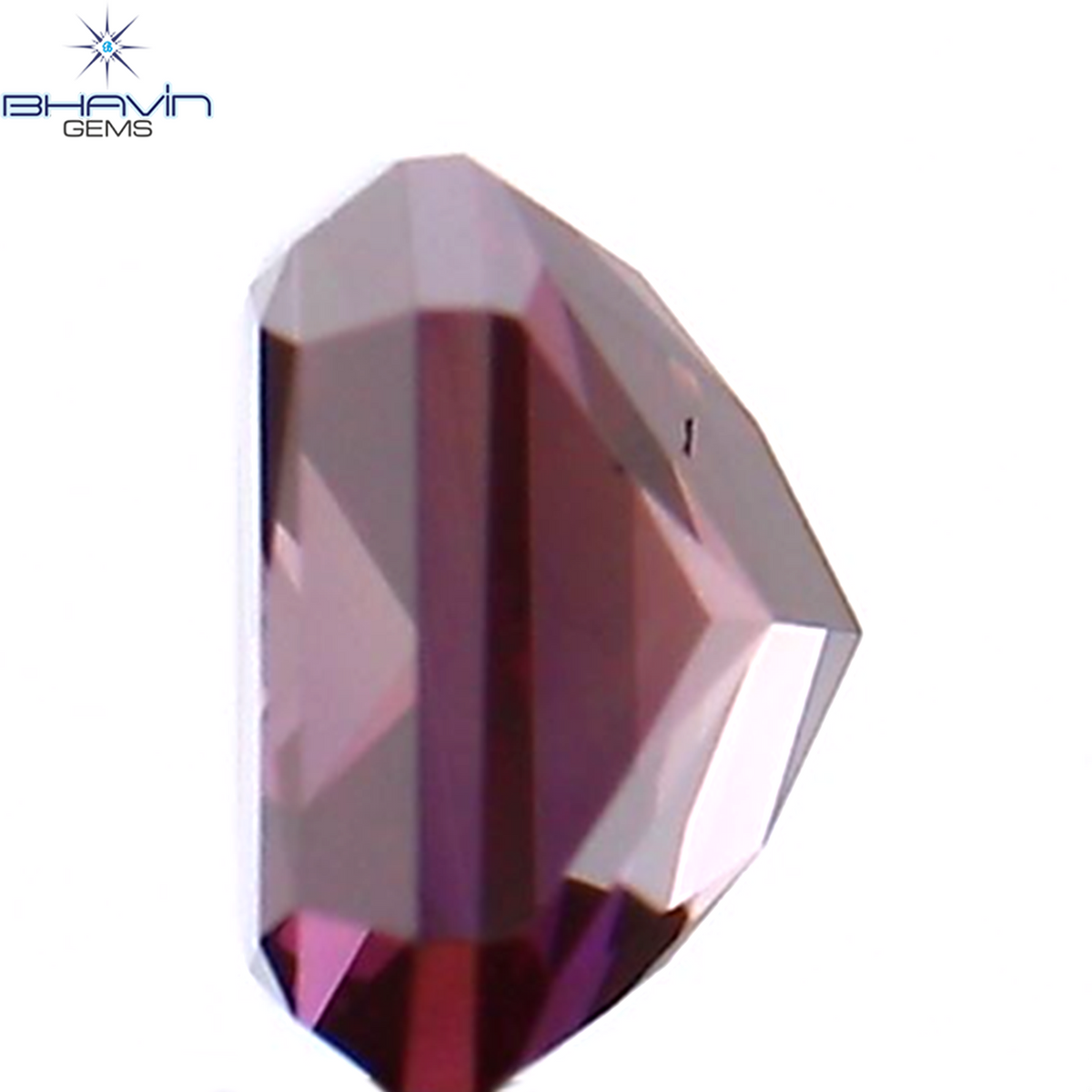 0.27 CT Natural Radiant Diamond Enhanced Pink Color Clarity VS1 (3.68 MM)