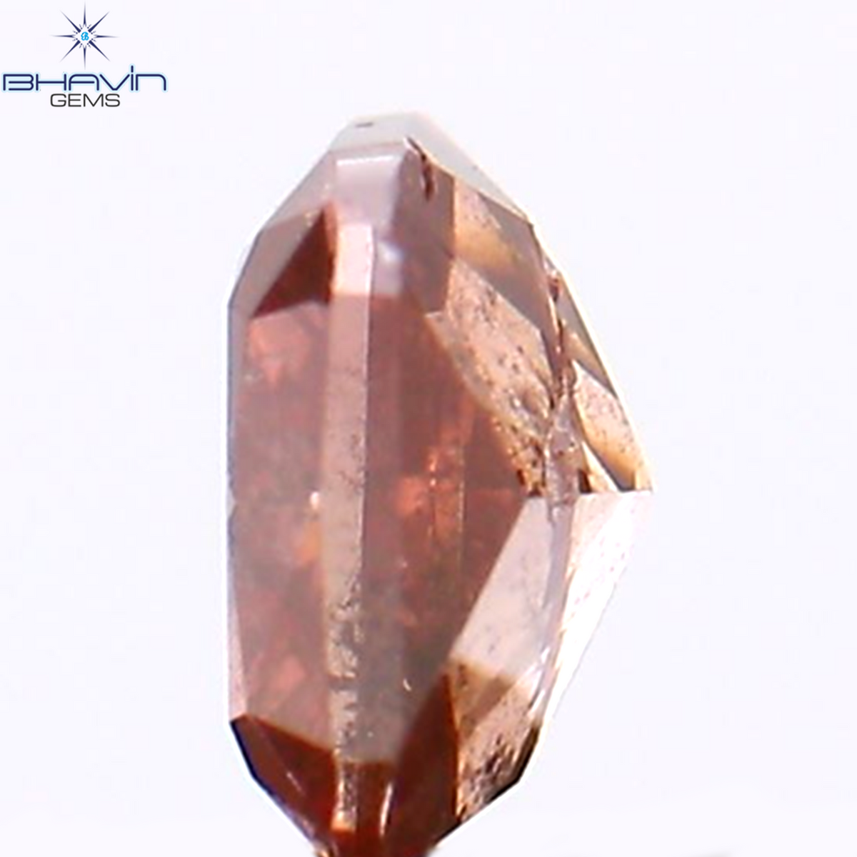 0.18 CT クッション シェイプ ナチュラル ルース ダイヤモンド エンハンスト ピンク カラー SI2 クラリティ (3.38 MM)