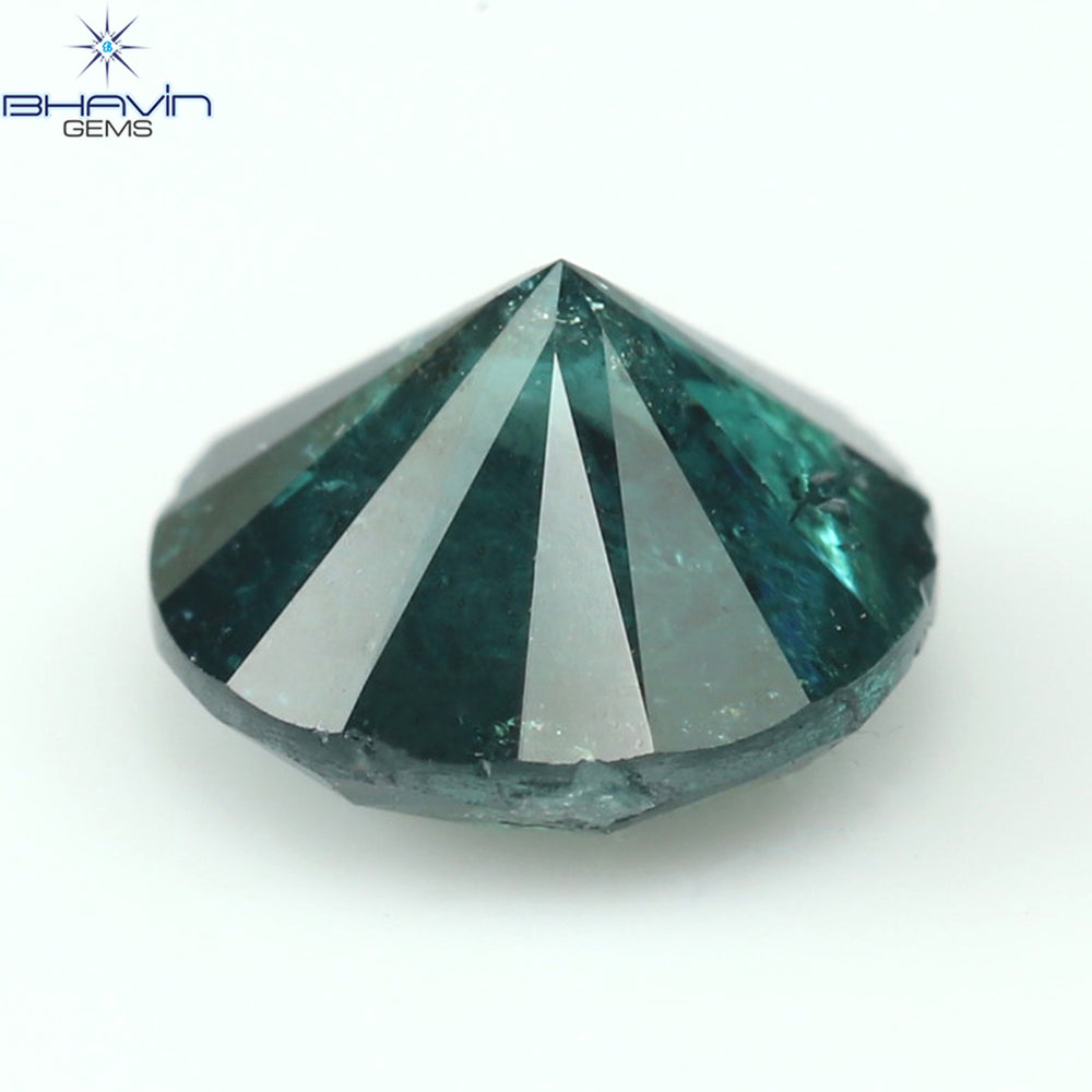 0.56 CT Round Diamond Natural Loose Diamond Blue Color I3 Clarity (5.16 MM)