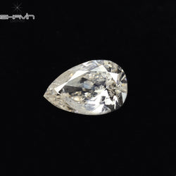 0.25 CT Pear Shape Natural Diamond White Color I1 Clarity (5.71 MM)