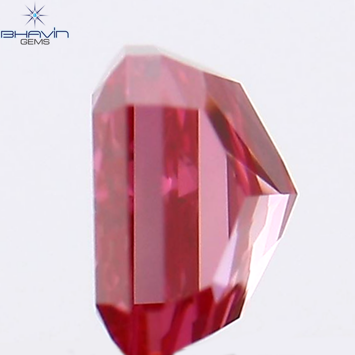 0.18 CT Natural Radiant Diamond Enhanced Pink Color Clarity VS1 (3.08 MM)