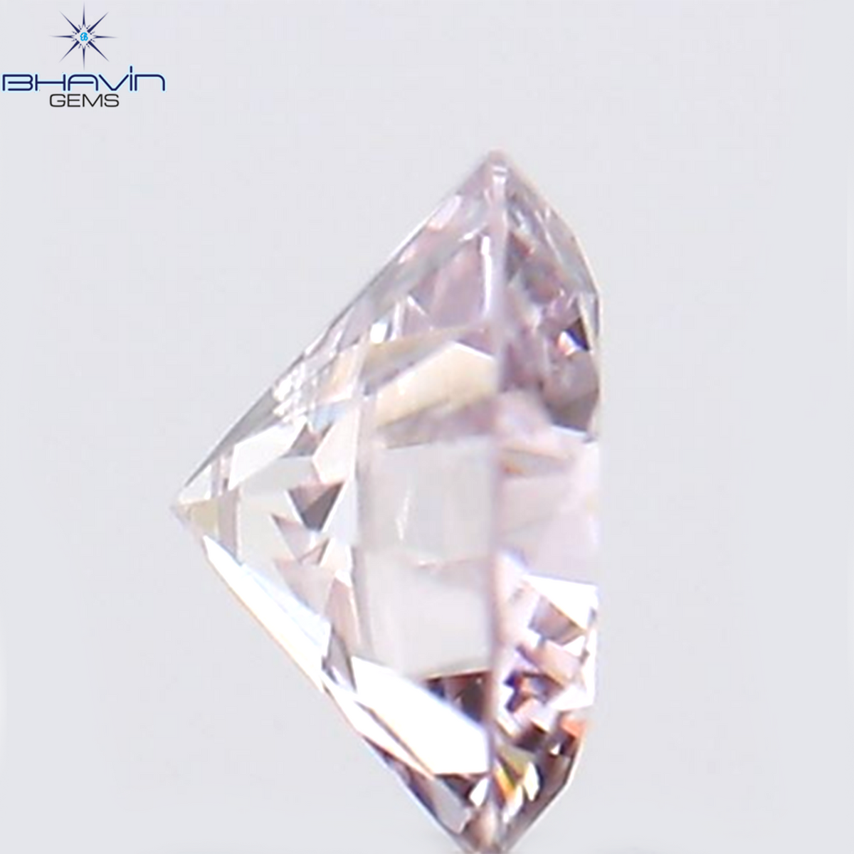 0.12 CT Natural Round Diamond Pink Color Clarity SI2 (3.30 MM)