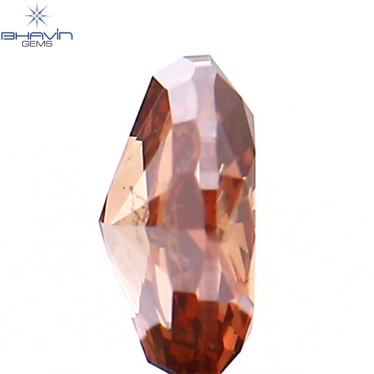 0.23 CT Natural Oval Diamond Enhanced Pink Color Clarity SI1 (4.40 MM)
