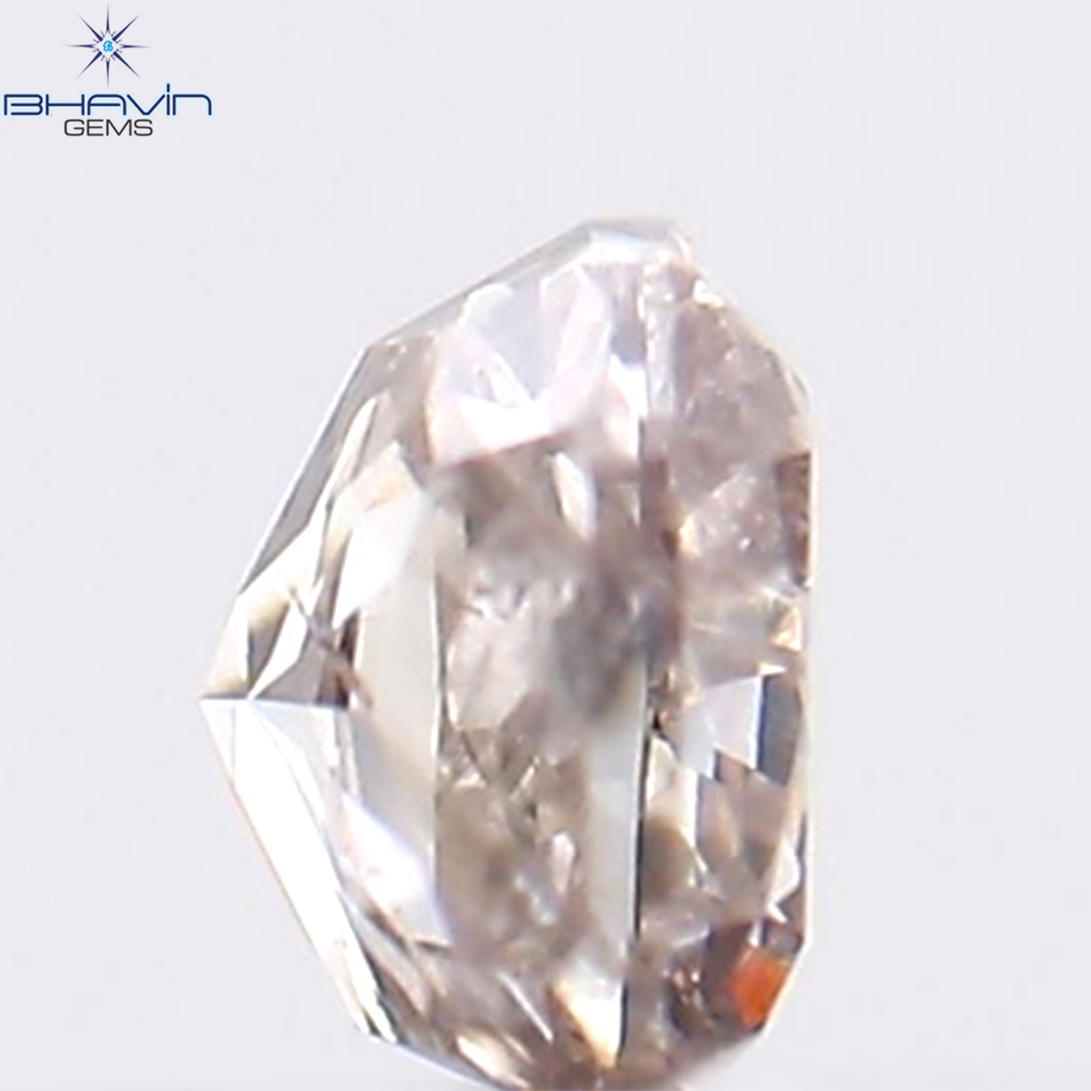 0.17 CT Natural Cushion Diamond Pink Color Clarity I1 (3.00 MM)