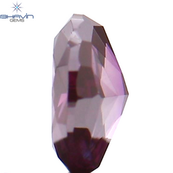 0.16 CT Oval Shape Natural Diamond Enhanced Pink Color VS1 Clarity (4.04 MM)