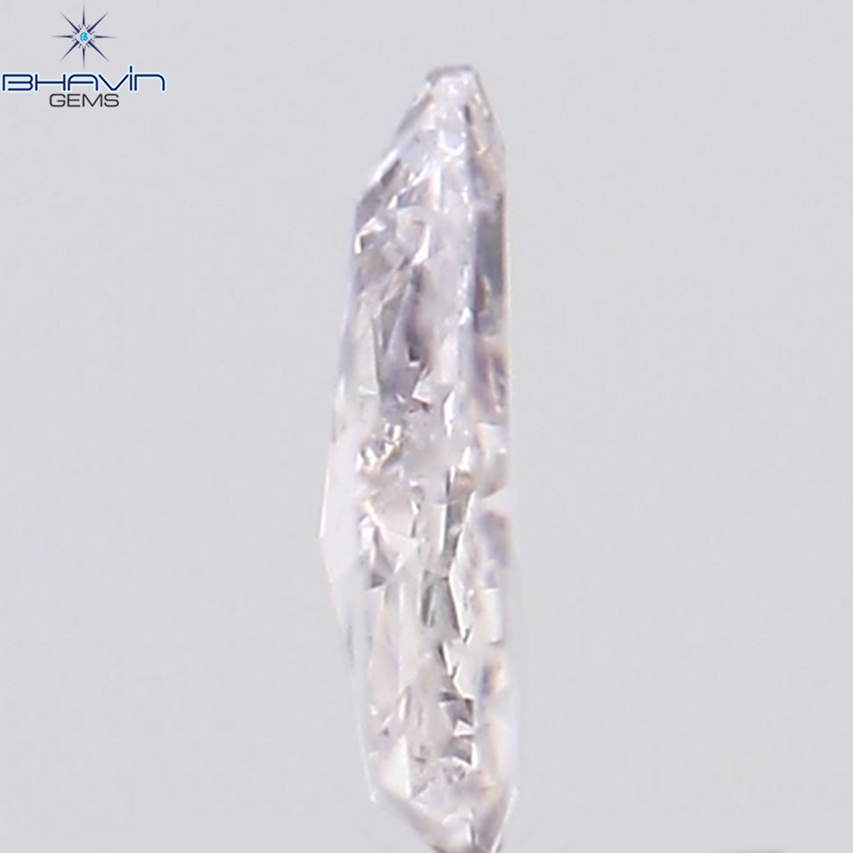 0.11 CT ハート シェイプ ナチュラル ダイヤモンド ピンク色 SI2 クラリティ (2.69 MM)