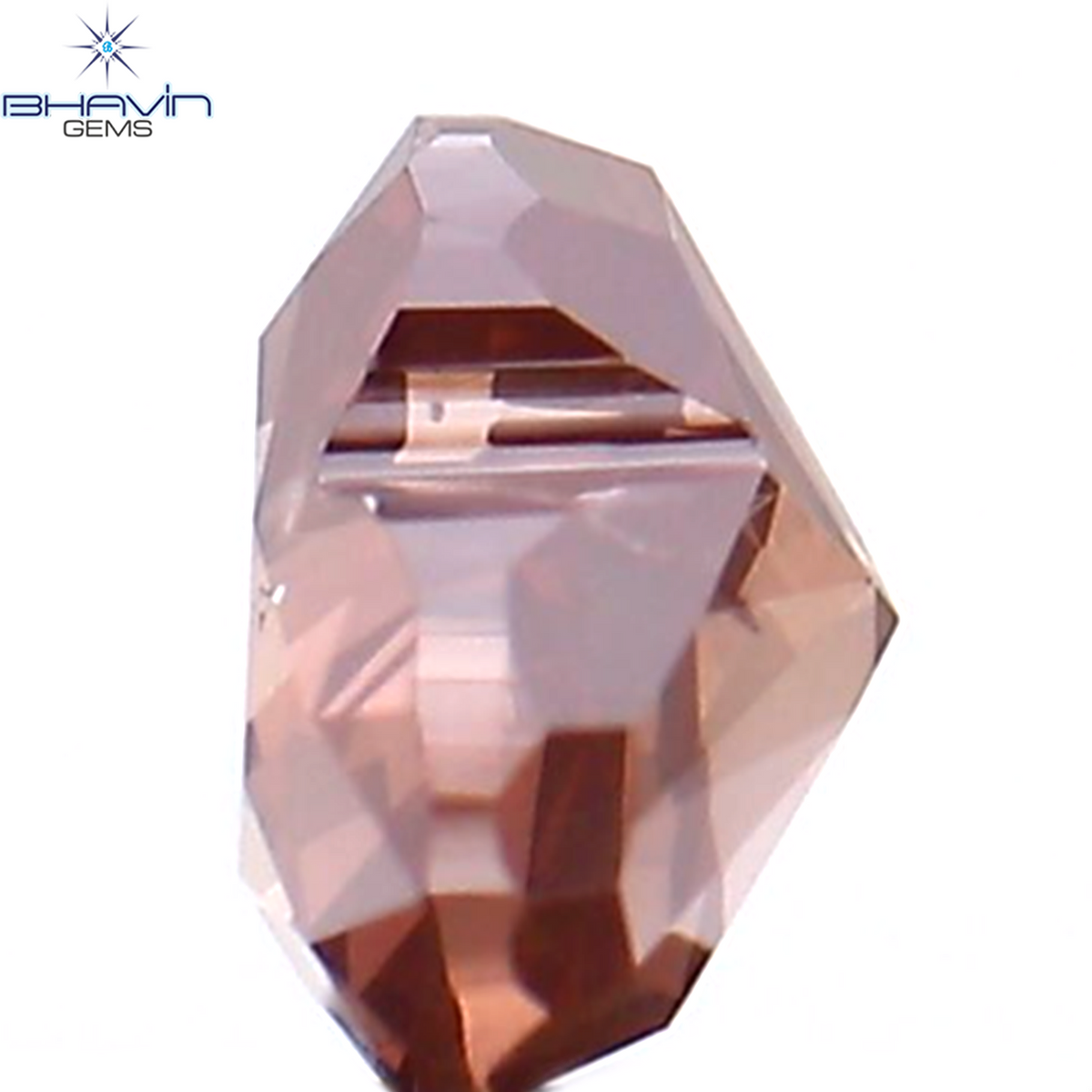 0.28 CT Natural Heart Diamond Enhanced Pink Color Clarity SI2 (4.05 MM)