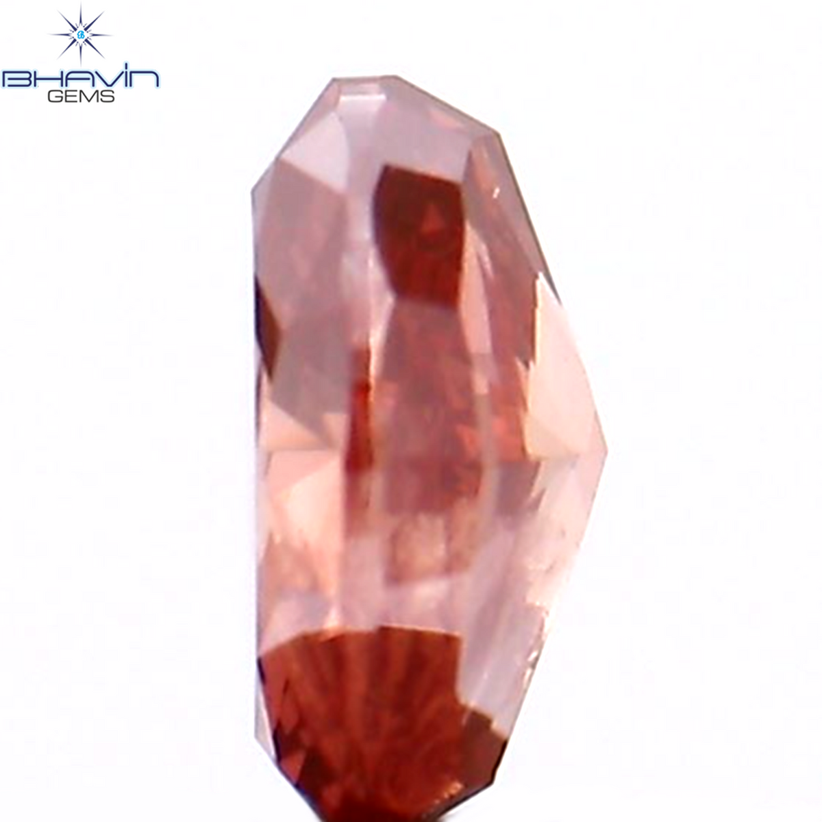 0.20 CT Natural Oval Diamond Enhanced Pink Color Clarity I1 (4.09 MM)