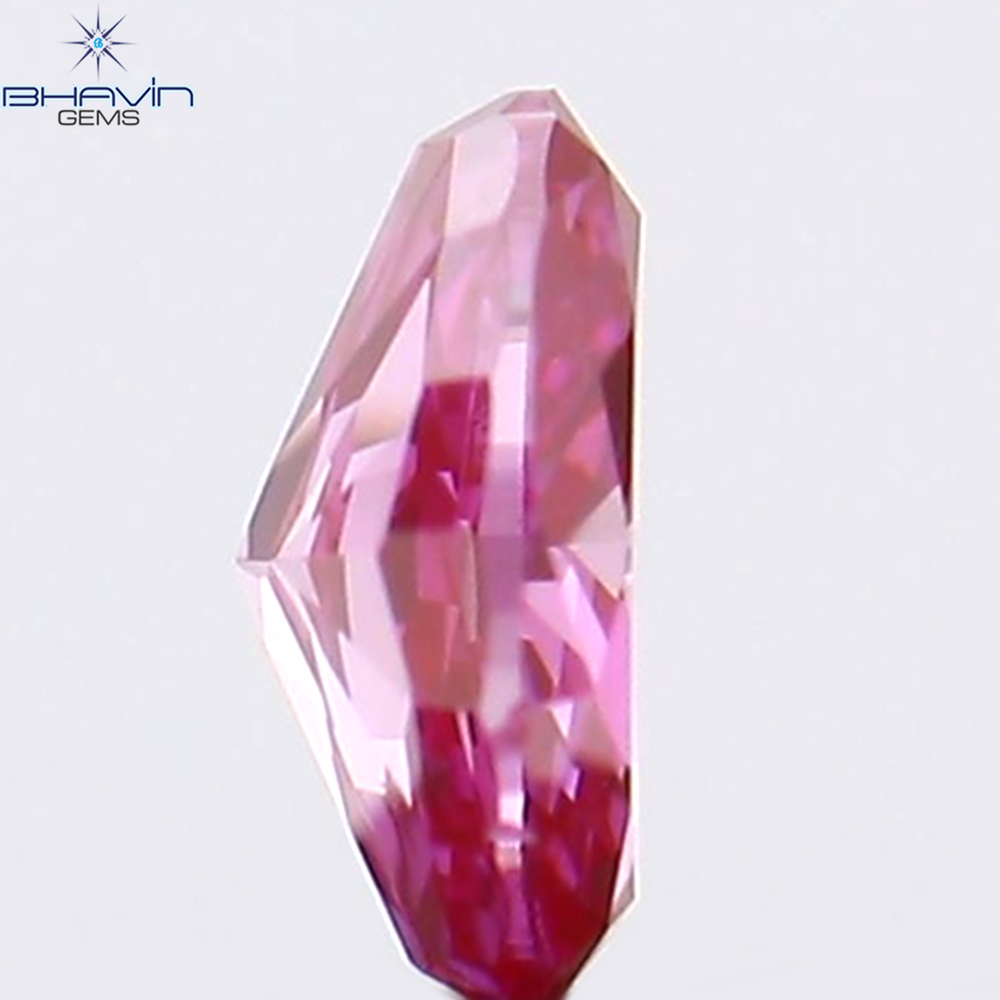 0.08 CT Oval Shape Natural Diamond Pink Color VS1 Clarity (3.16 MM)