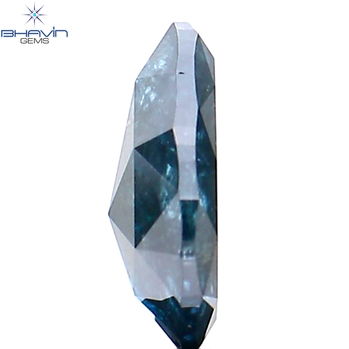 1.02 CT Natural Pear Diamond Enhanced Blue Color Clarity I3 (7.98 MM)