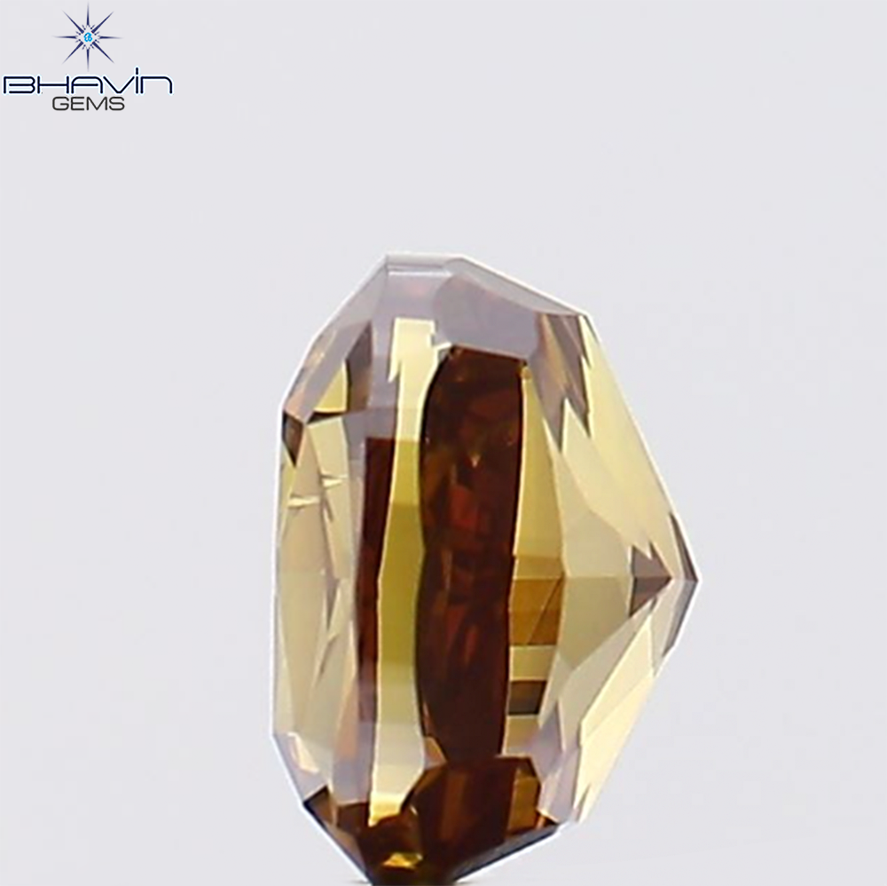 0.93 CT クッション シェイプ ナチュラル ルース ダイヤモンド グリーン カラー VS2 クラリティ (5.60 MM)