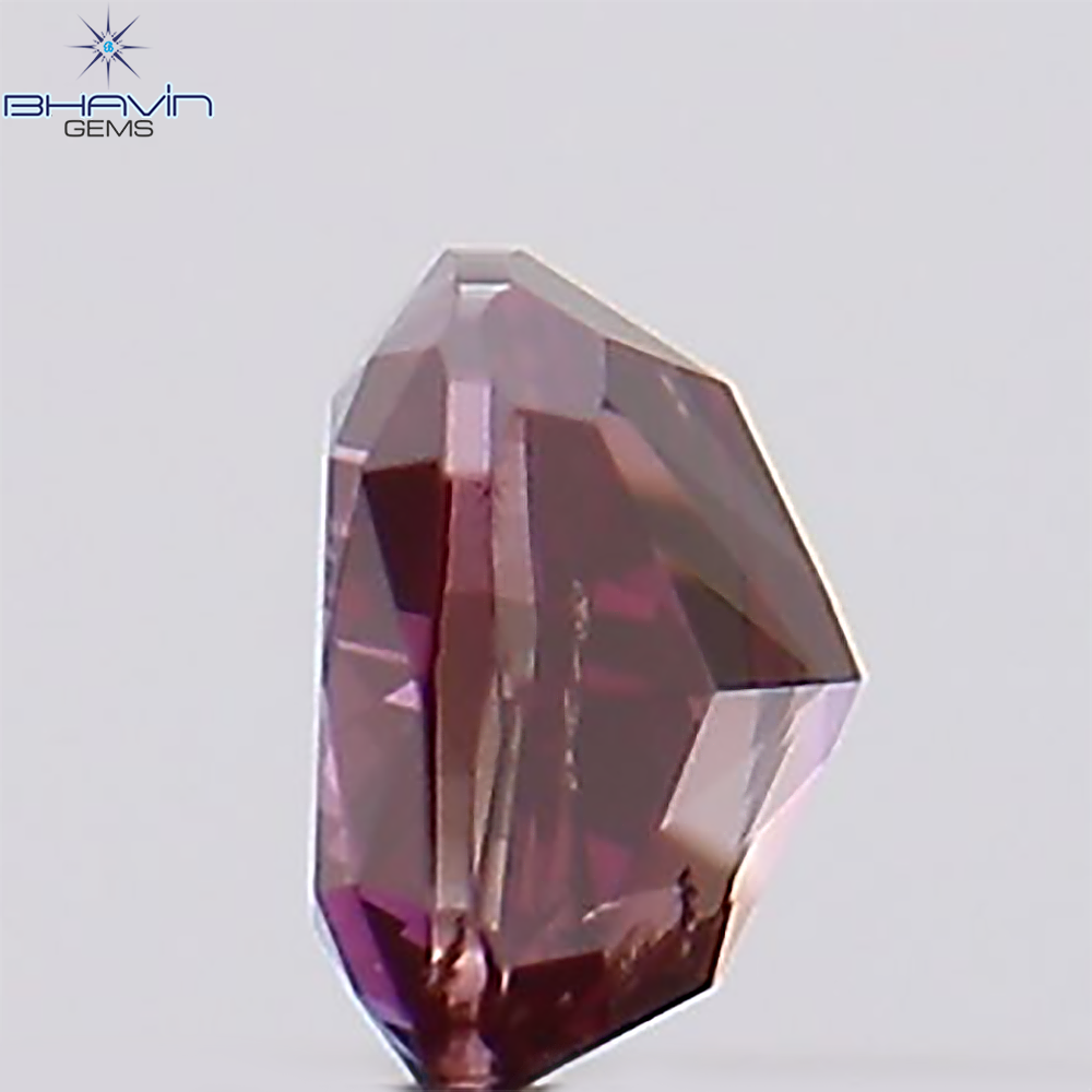 0.10 CT Cushion Natural Diamond Enhanced Pink Color Clarity SI2 (2.66 MM)