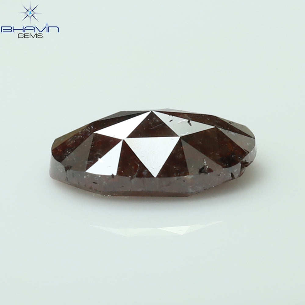 1.45 CT Oval Shape Natural Loose Diamond Brown Color I3 Clarity (9.01 MM)