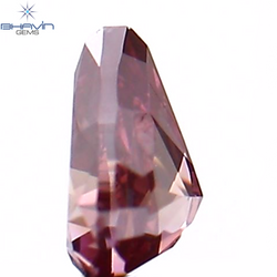 0.13 CT ペアシェイプ ナチュラル ダイヤモンド ピンク色 VS1 クラリティ (3.60 MM)
