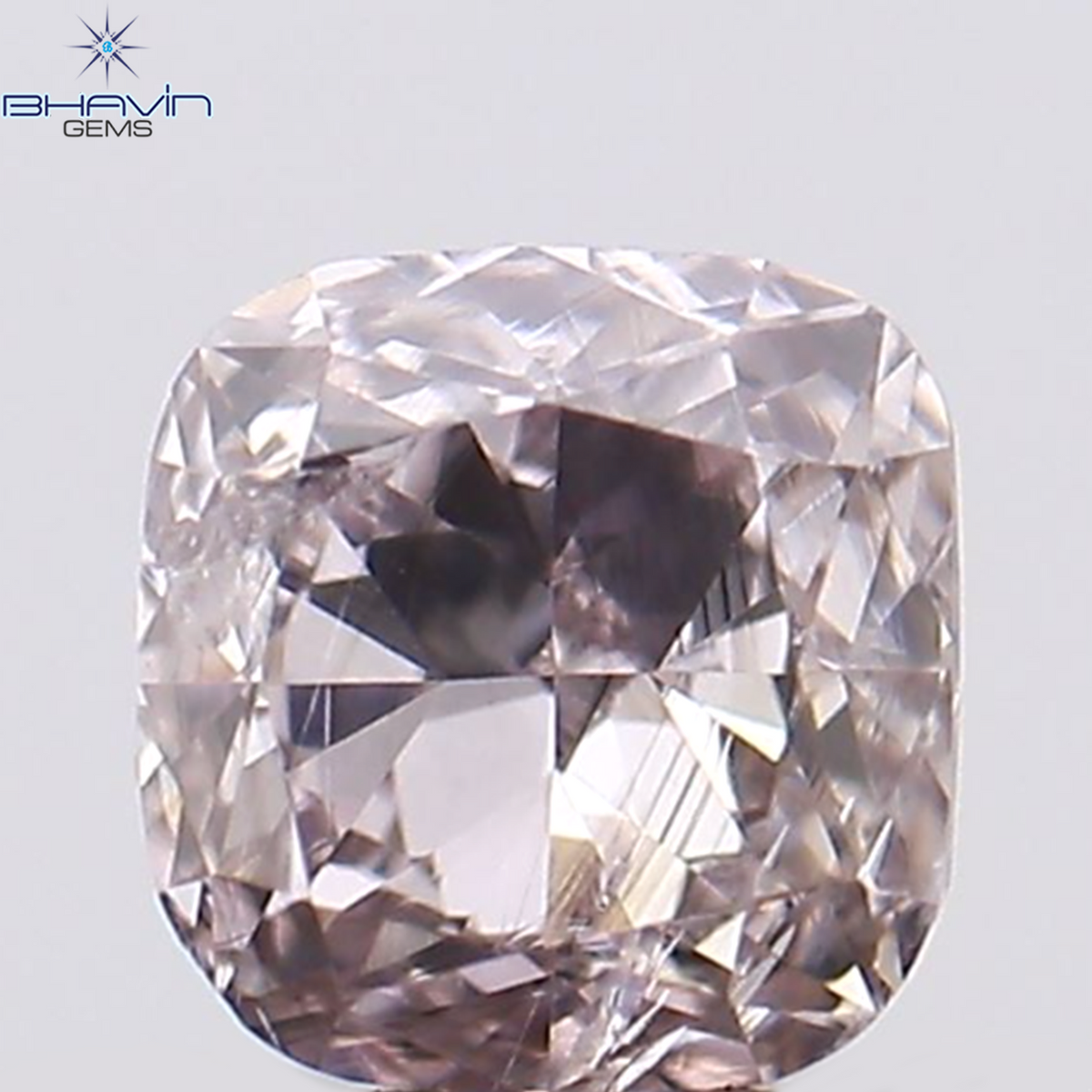 0.06 CT クッションシェイプ 天然ダイヤモンド ピンクカラー VS2 クラリティ (2.30 MM)