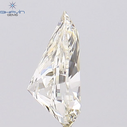 0.30 CT Pear Shape Natural Diamond White Color SI1 Clarity (5.60 MM)