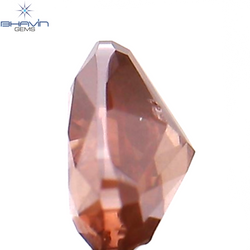 0.15 CT Heart Shape Enhanced Pink Color Natural Loose Diamond SI1 Clarity (3.55 MM)