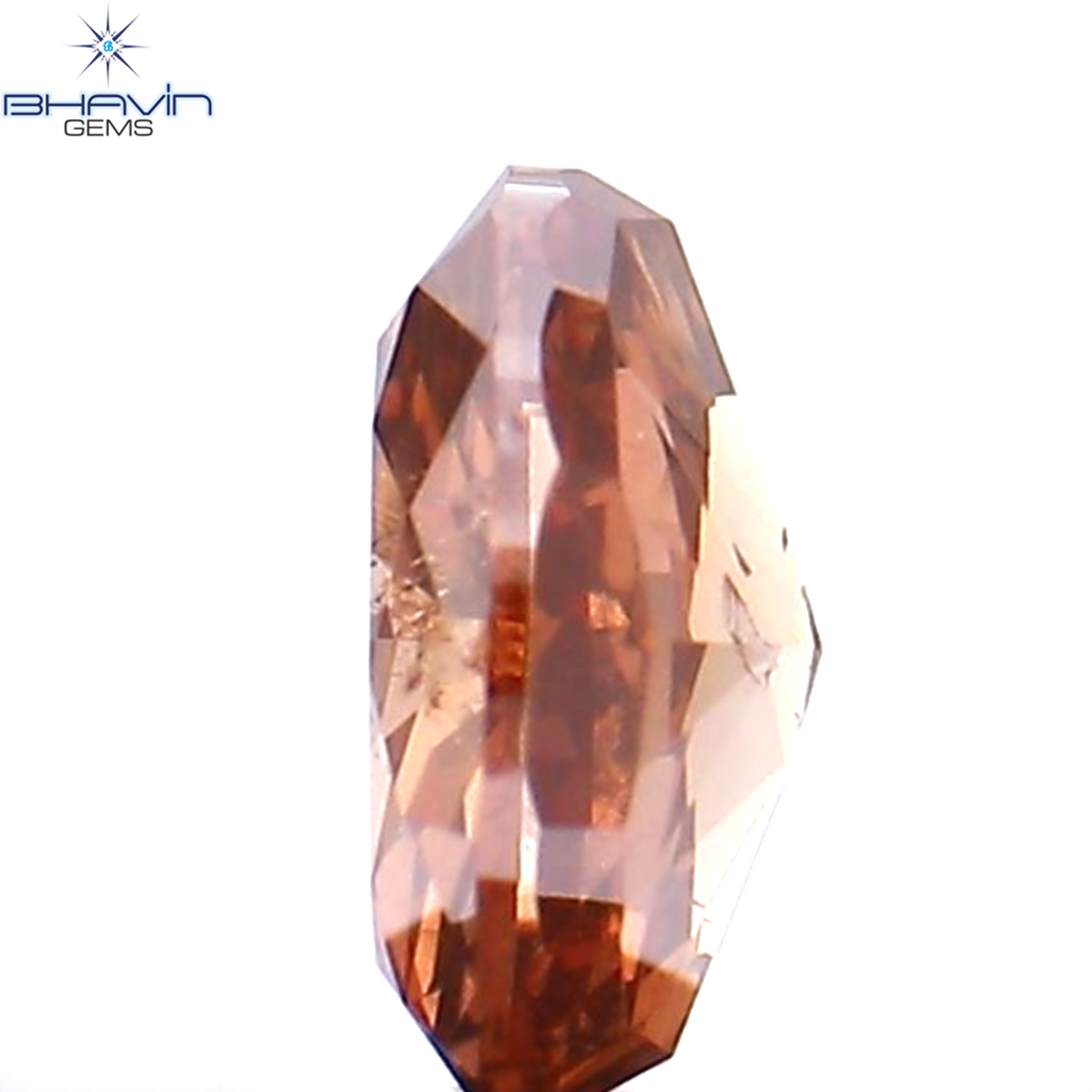0.23 CT Natural Oval Diamond Enhanced Pink Color Clarity SI1 (4.40 MM)