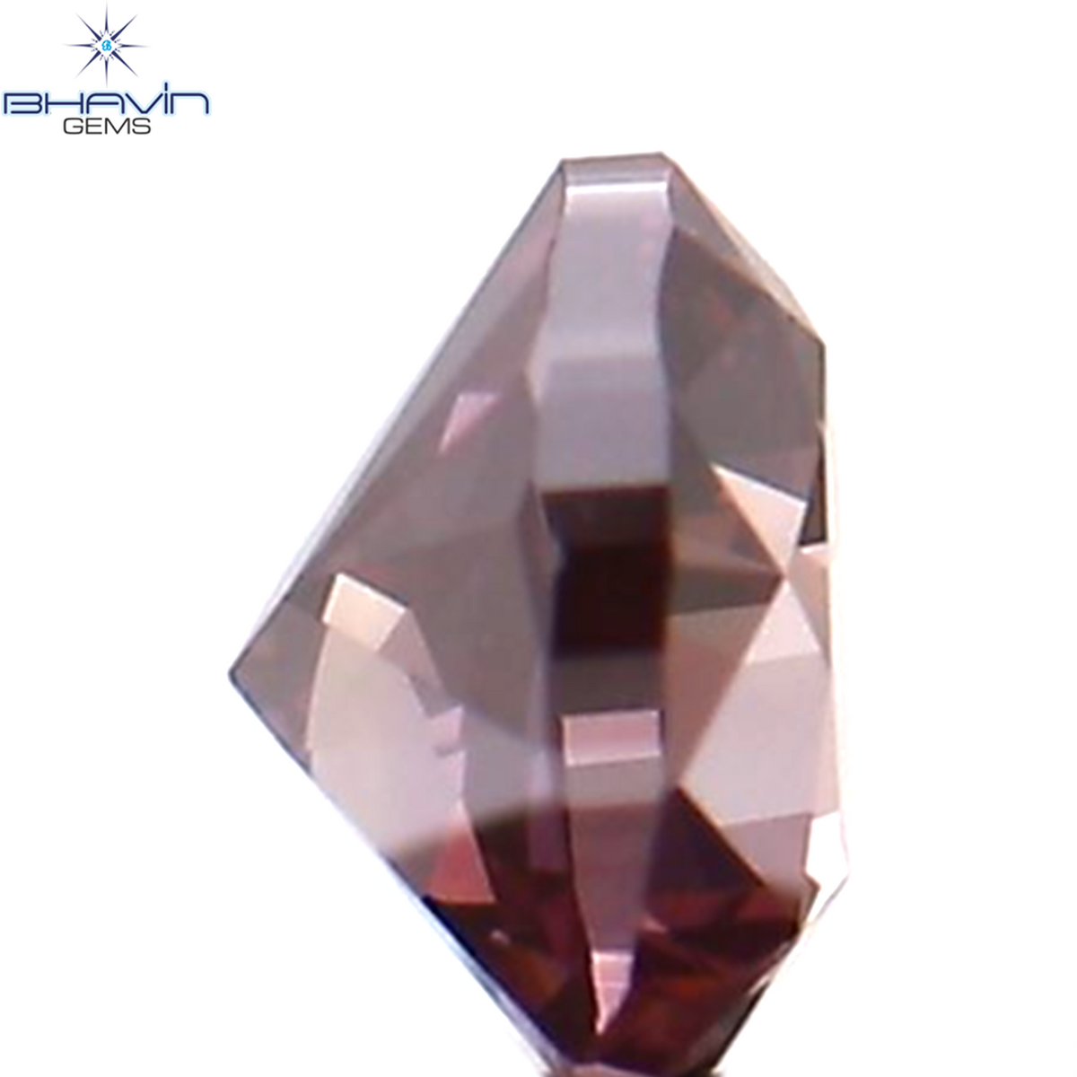 0.08 CT Natural Heart Diamond Enhanced Pink Color Clarity VS1 (2.78 MM)
