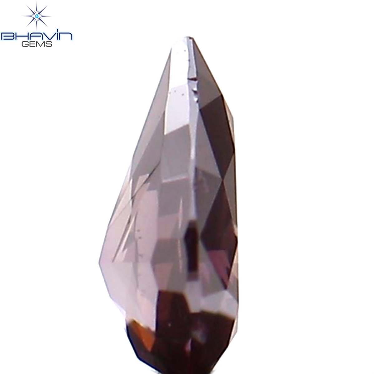 0.12 CT ペアシェイプ ナチュラル ダイヤモンド 強化ピンク色 VS2 クラリティ (3.87 MM)