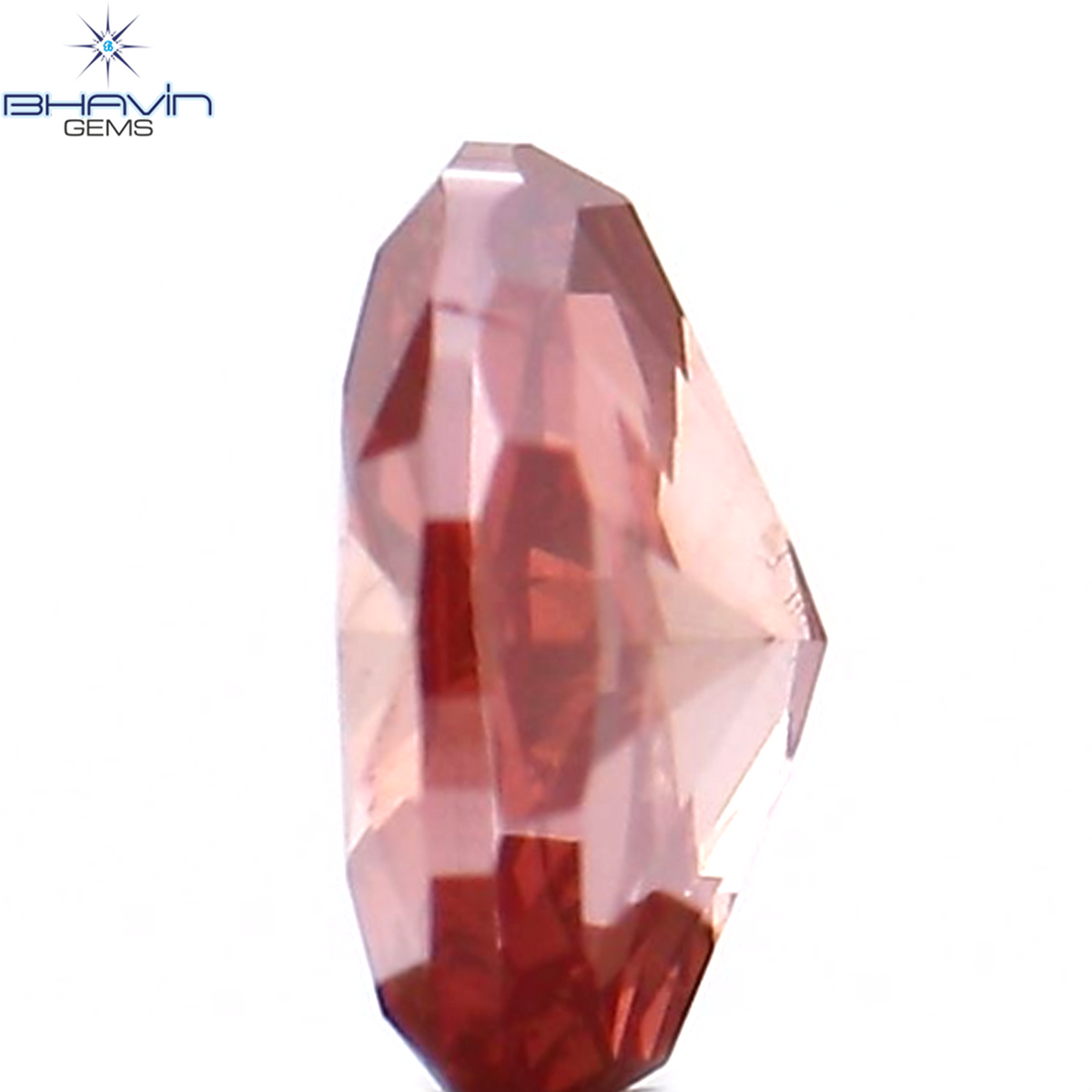0.19 CT Natural Oval Diamond Enhanced Pink Color Clarity SI1 (4.16 MM)