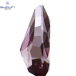 0.22 CT Pear Shape Natural Diamond Enhanced Pink Color VS2 Clarity (4.83 MM)