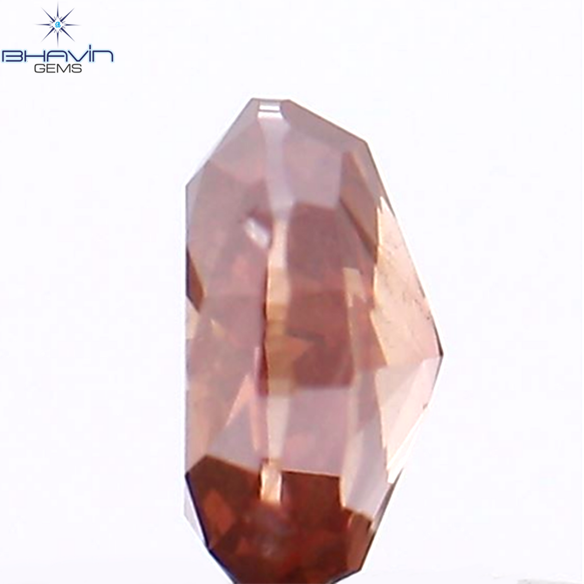 0.17 CT Natural Oval Diamond Enhanced Pink Color Clarity SI1 (3.81 MM)