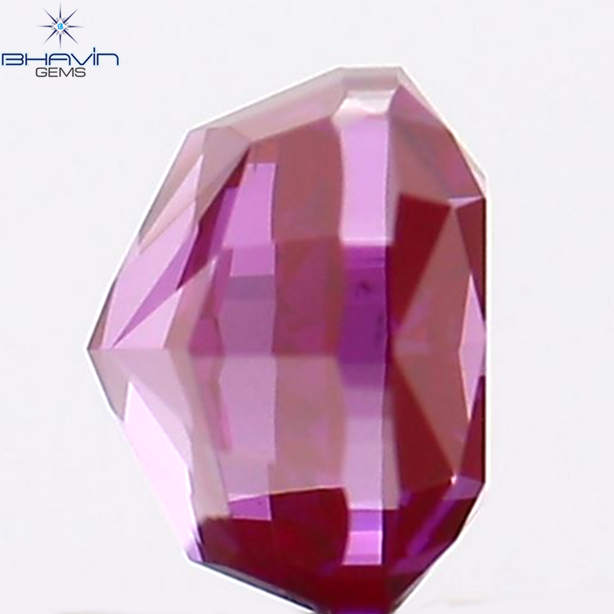 0.20 CT クッション シェイプ ナチュラル ルース ダイヤモンド 強化ピンク色 VS2 クラリティ (3.60 MM)