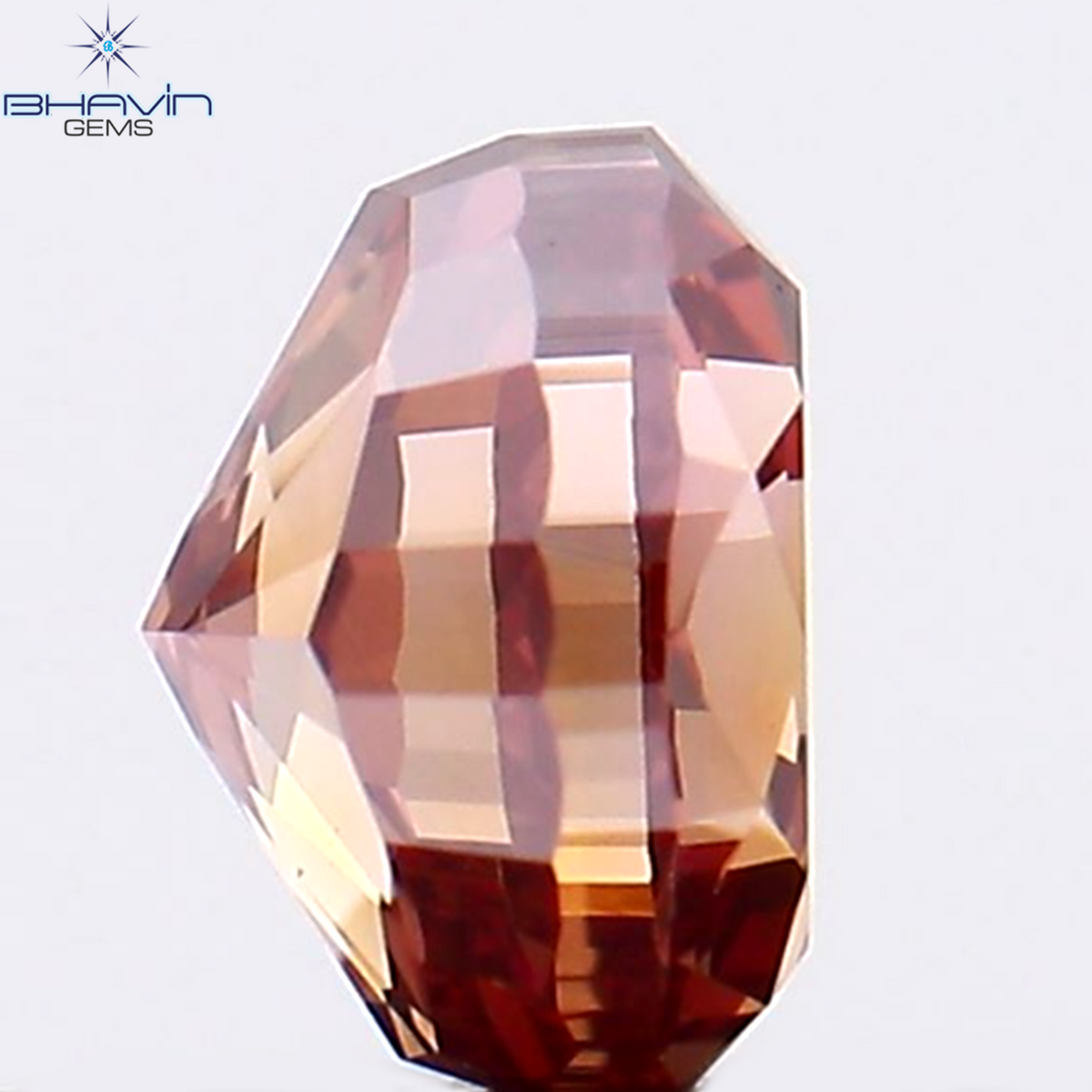 0.30 CT Natural Oval Diamond Enhanced Pink Color Clarity VS1 (4.10 MM)