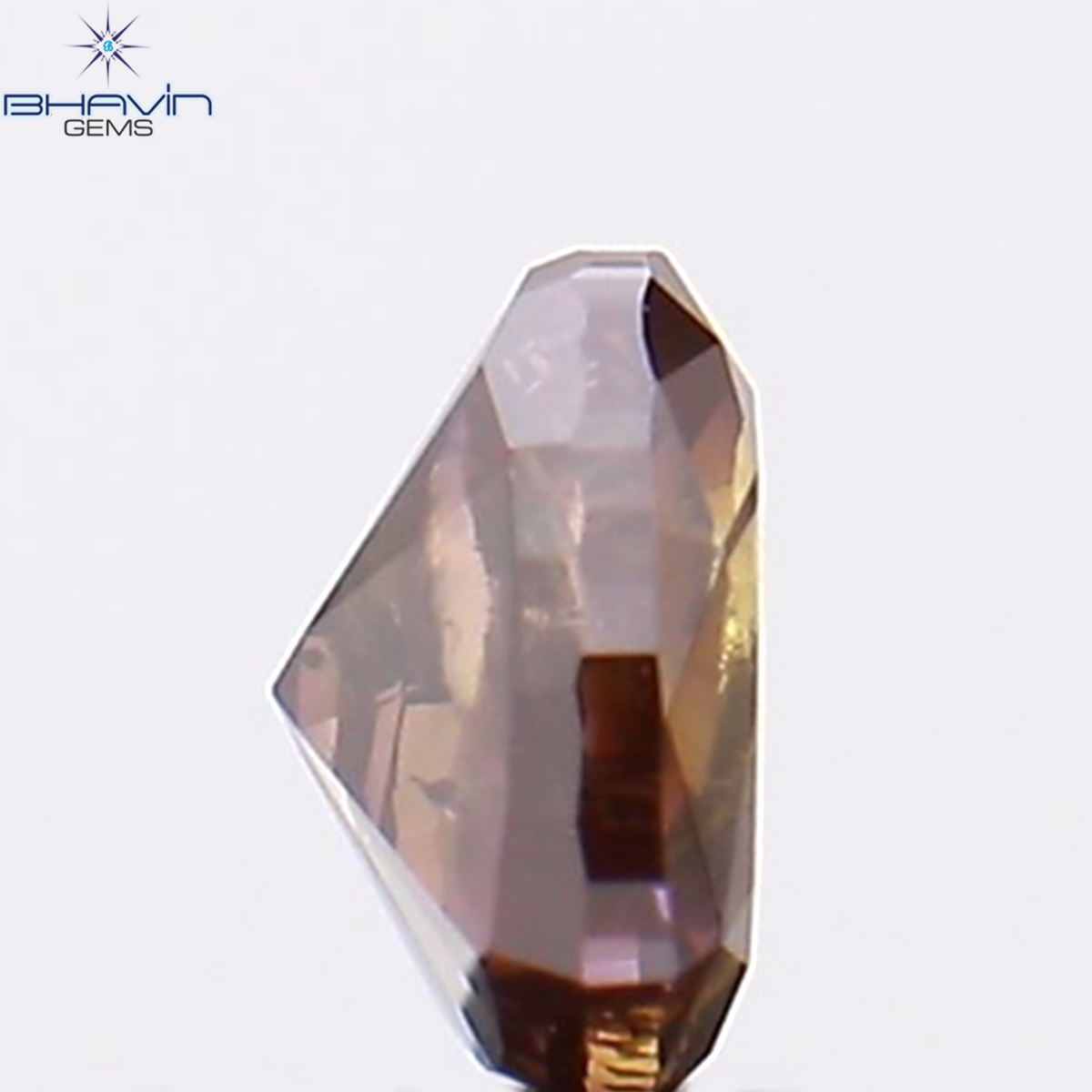0.30 CT ハート シェイプ ピンク カラー ナチュラル ルース ダイヤモンド I1 クラリティ (4.23 MM)