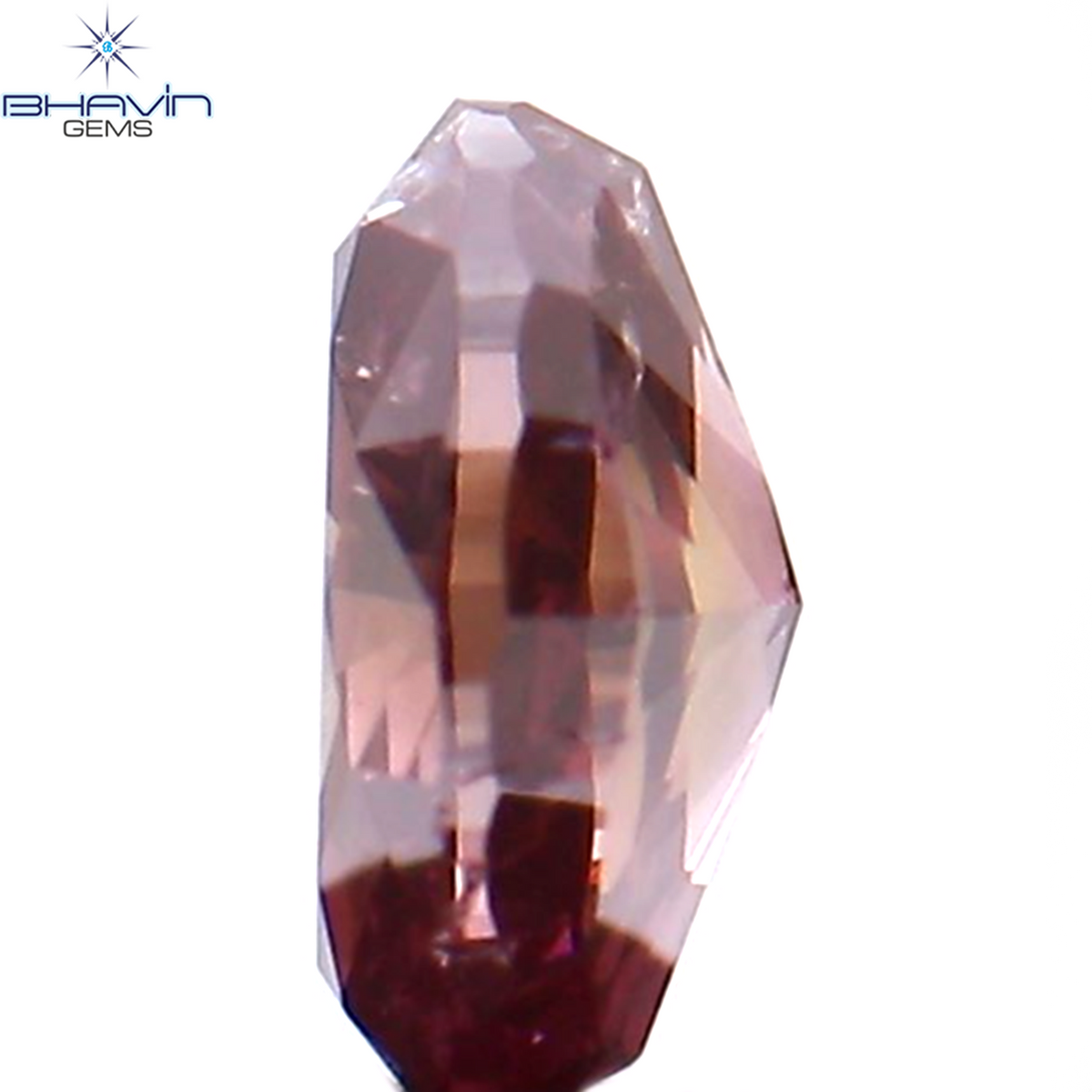0.17 CT Natural Oval Diamond Enhanced Pink Color Clarity SI2 (3.94 MM)