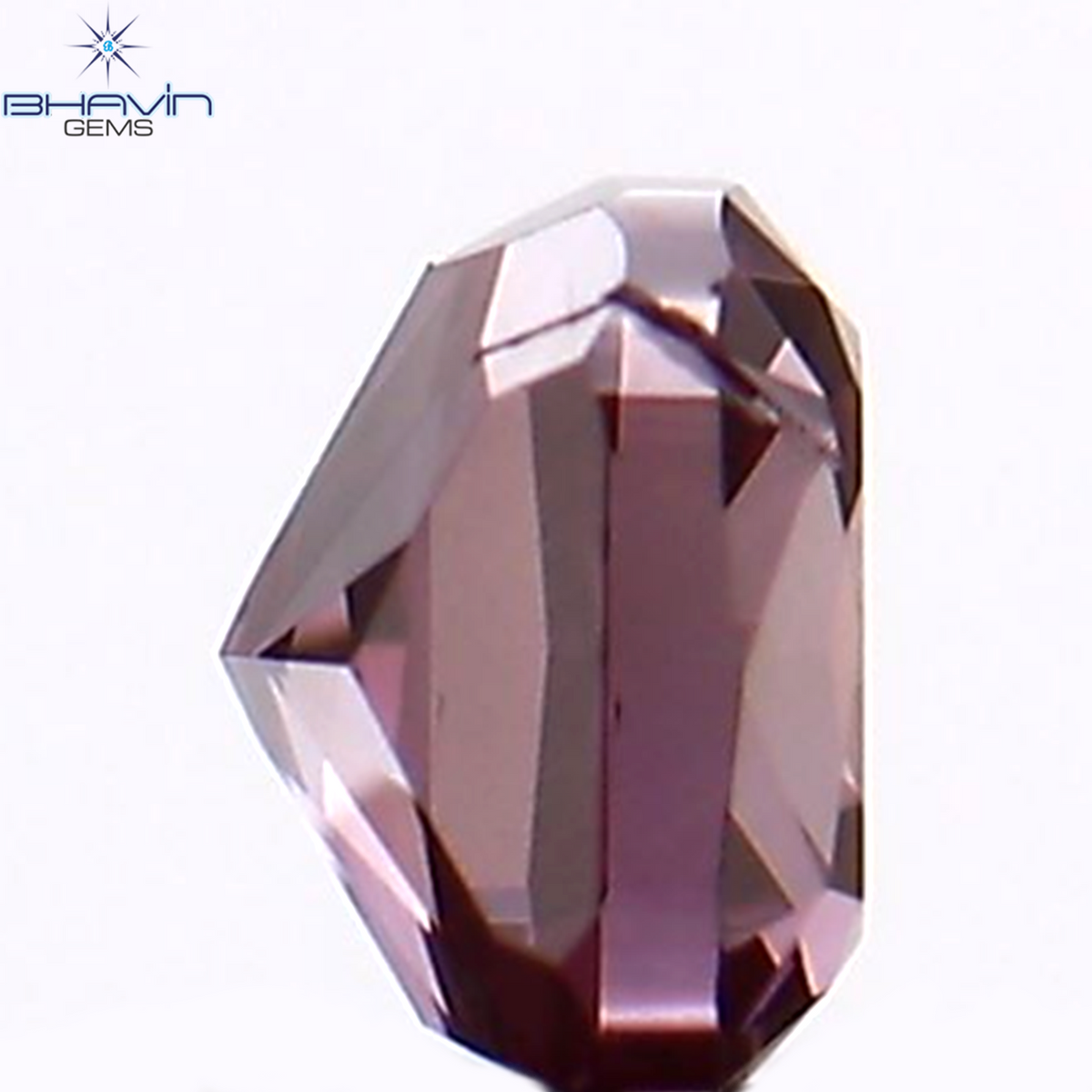 0.08 CT Natural Cushion Diamond Enhanced Pink Color Clarity VS2 (2.45 MM)