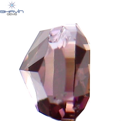 0.19 CT Cushion Shape Natural Loose Diamond Enhanced Pink Color SI1 Clarity (3.20 MM)