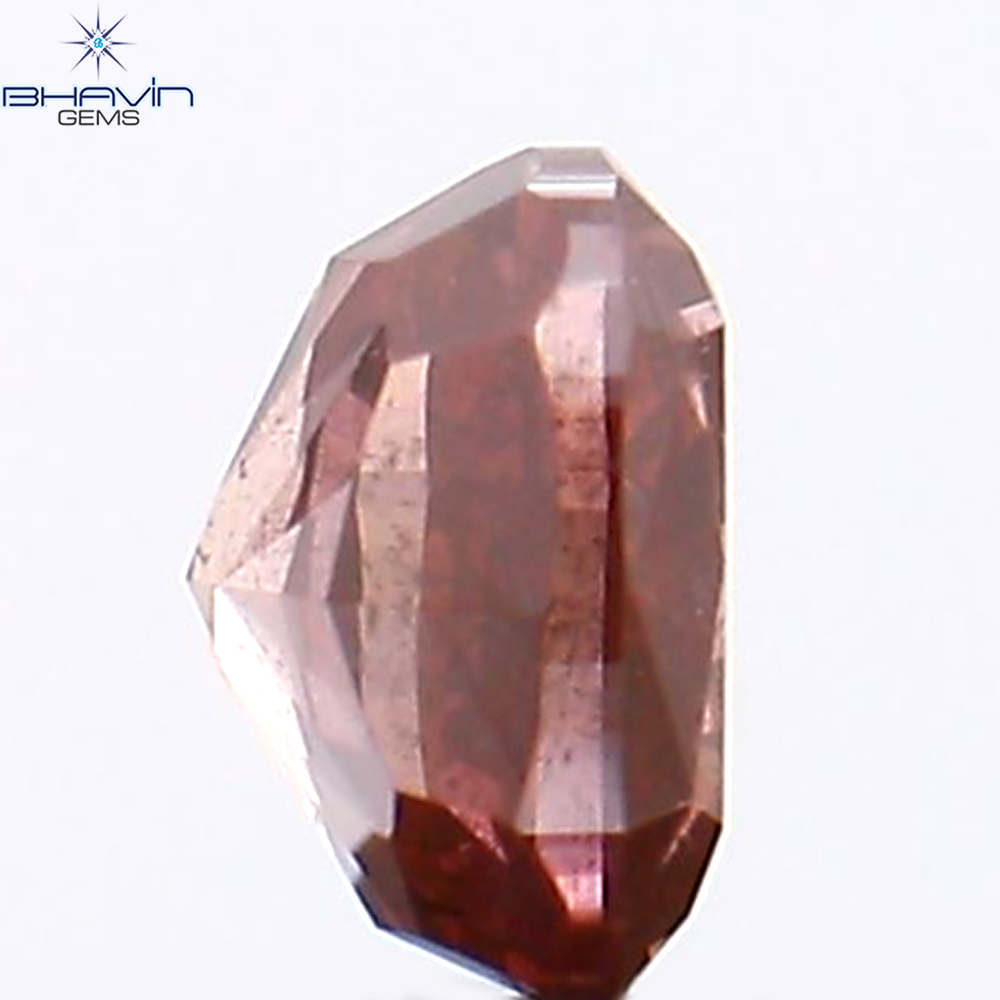 0.24 CT Natural Cushion Diamond Enhanced Pink Color Clarity I2 (3.60 MM)