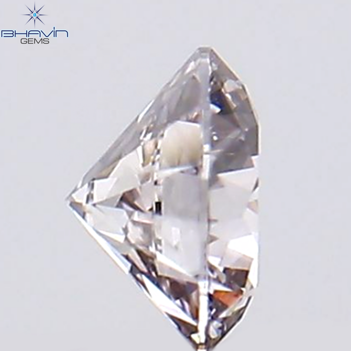 0.09 CT Natural Round Diamond Pink Color Clarity VS2 (2.63 MM)