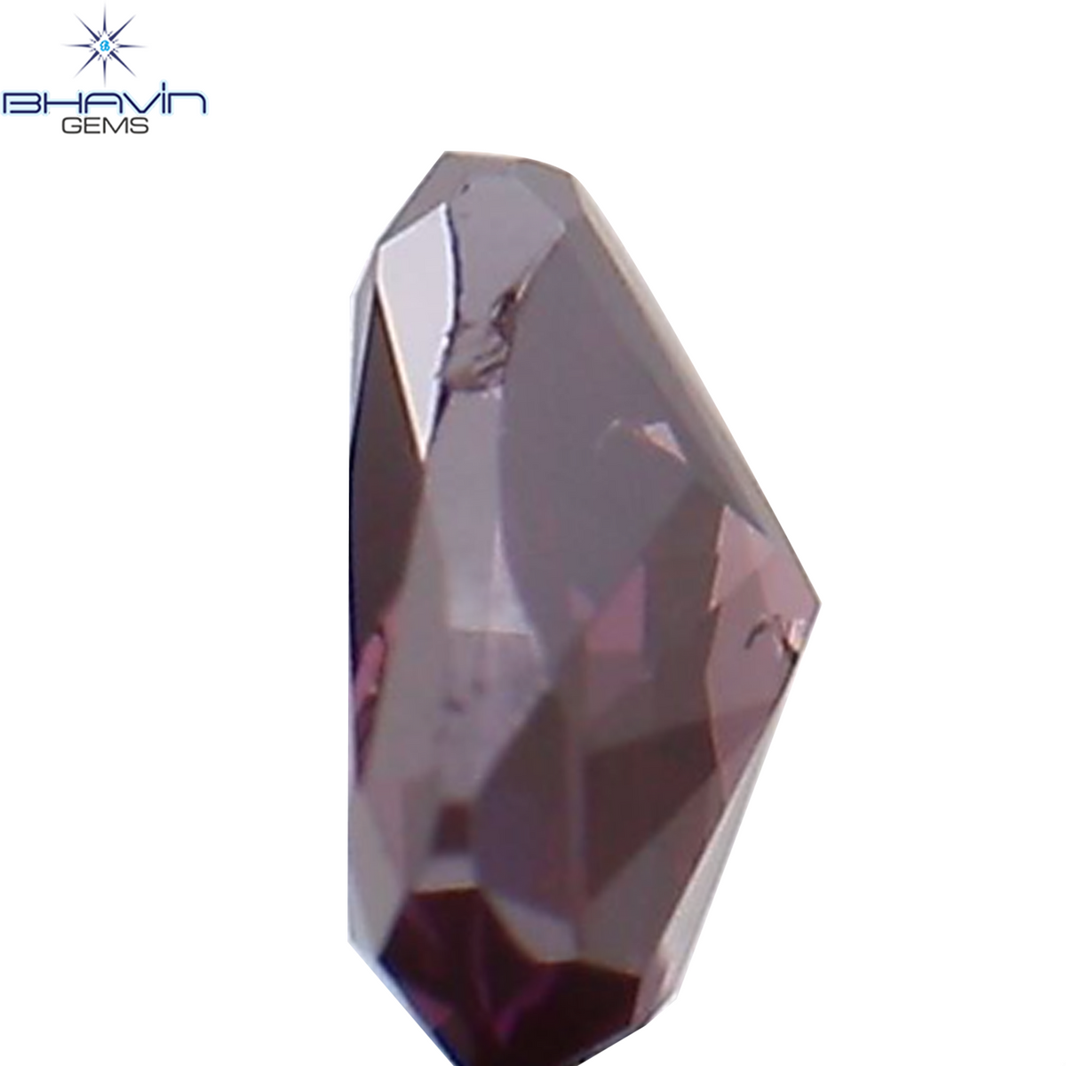 0.12 CT Natural Heart Diamond Enhanced Pink Color Clarity VS2 (3.44 MM)