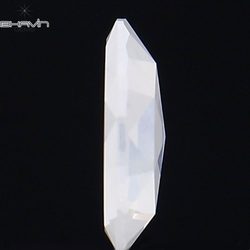 0.64 CT Rose Oval Shape Natural Diamond White Color SI2 Clarity (7.00 MM)