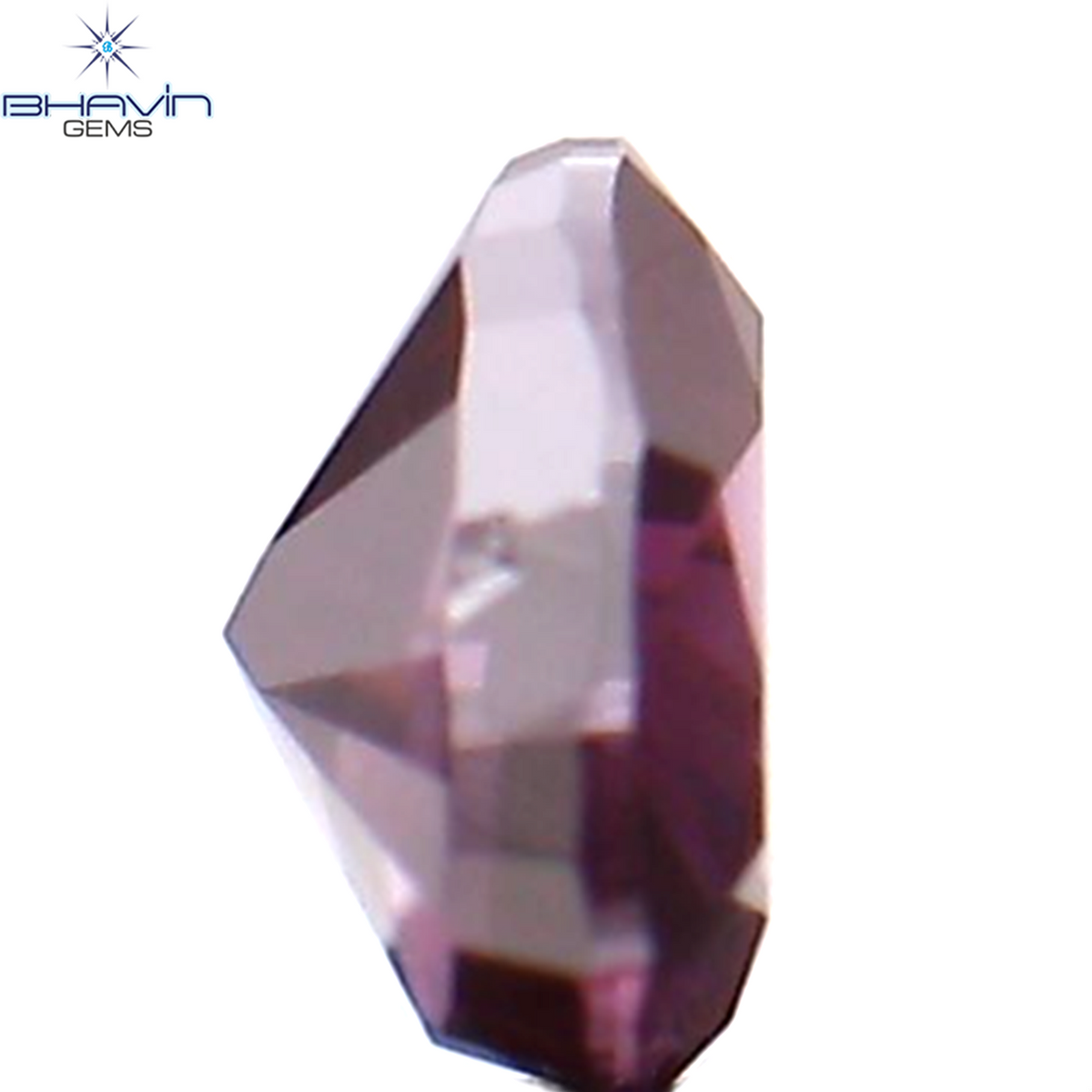 0.11 CT Natural Heart Diamond Enhanced Pink Color Clarity VS2 (2.95 MM)