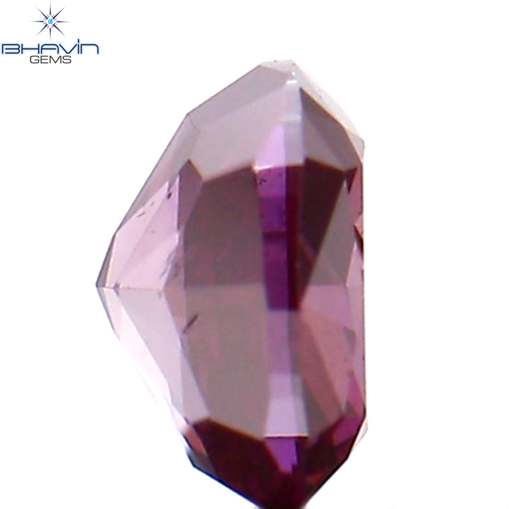 0.20 CT Cushion Shape Natural Loose Diamond Enhanced Pink Color VS2 Clarity (3.60 MM)